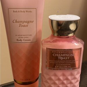Bath & Body Works Champagne Toast Body Cream & Lotion - Pink
